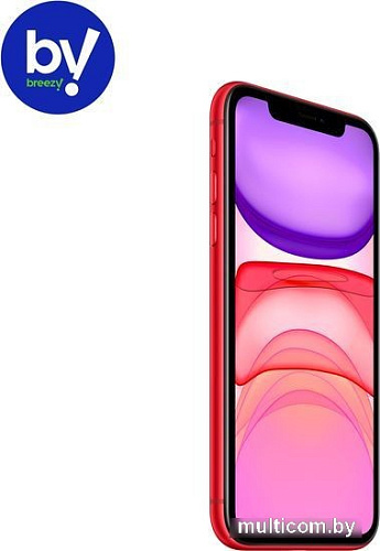 Смартфон Apple iPhone 11 64GB Воcстановленный by Breezy, грейд A (PRODUCT)RED