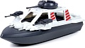 Игрушечный транспорт Полесье Катер пограничный 61584 (черный/белый)