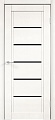 Межкомнатная дверь Velldoris Next 1 90x200 (белый эмалит, лакобель черный)