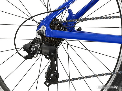 Велосипед Kross Hexagon 1.0 S/17&quot; 2024 (синий глянцевый)