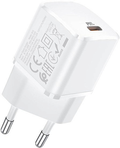 Сетевое зарядное Hoco N10 Starter (белый)