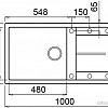 Кухонная мойка Elleci Unico 480 Bianco Antico G62