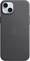 Чехол для телефона Apple MagSafe FineWoven Case для iPhone 15 Plus (черный)