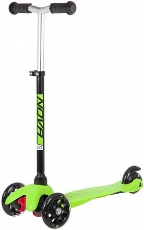 Самокат Novatrack Disco-Kids Basic 120H.DISCOKIDS.BGN20 (черный/зеленый)