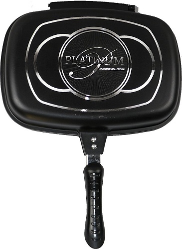 Сковорода-гриль двухсторонняя Platinum Двойная DADG36 (медный)