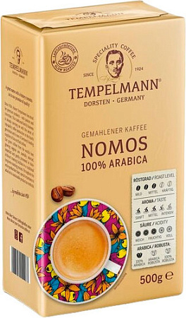 Кофе Tempelmann Nomos молотый 500 г