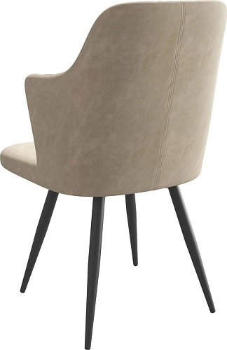 Стул Мамадома Freddy-R1 360 (k02 Латте замша Lux/черный)