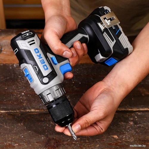 Дрель-шуруповерт Deko Loner 20V 085-1005 (с 2-мя АКБ)