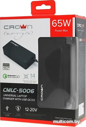 Сетевое зарядное CrownMicro CMLC-5006