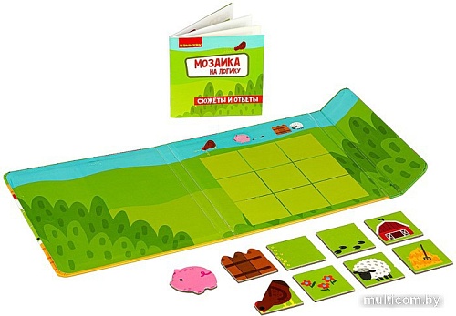 Развивающая игра Bondibon Магнитный пазл. Малыши думают ВВ4560