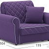Кресло-кровать Moon Trade Гамбург 123 002385 (фиолетовый)