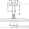 Верхний душ Hansgrohe Raindance E 360 AIR 1jet (27381000)
