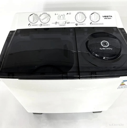 Активаторная стиральная машина Vesta WMC100P (серый)