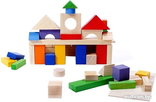 Конструктор/игрушка-конструктор Paremo Деревянный конструктор в ящике PE117-9