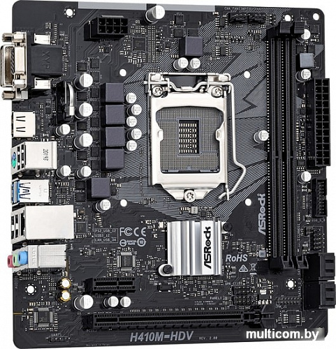 Материнская плата ASRock H410M-HDV R2.0