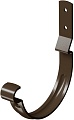 Кровля Docke Stal Premium Карнизный крюк короткий D125 (каштан 8017)