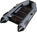 Моторная лодка Vivax Т280 с полом-книгой (без киля, серый/черный)