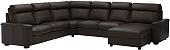 Угловой диван Ikea Лидгульт 092.776.16 (гранн/бумстад темно-коричневый)