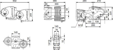 Насос Grundfos Magna3 D 32-120 F