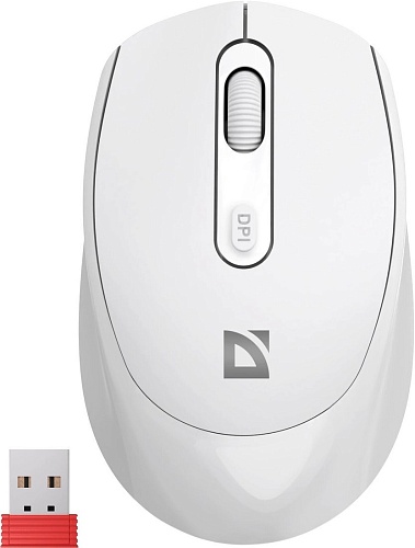 Мышь Defender Vision MS-376 (белый)