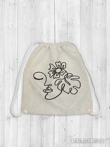 Мешок для обуви JoyArty Девушка загадка bpa_10093R