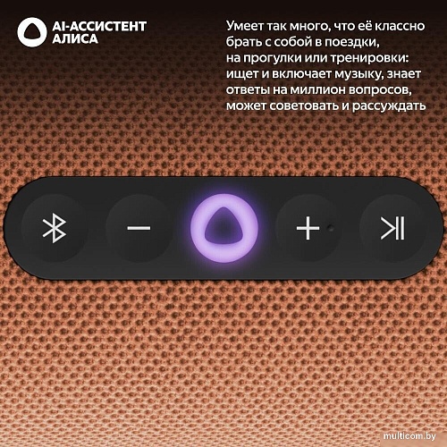 Умная колонка Яндекс Станция Стрит (оранжевый)