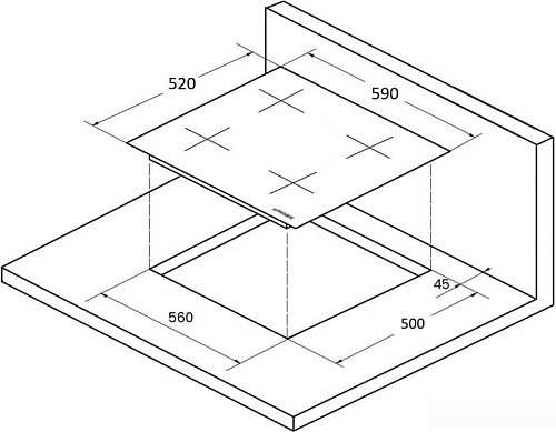 Варочная панель KUPPERSBERG ICS 604 GR
