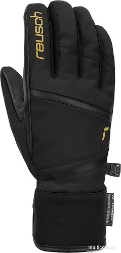 Горнолыжные варежки Reusch Tessa Stormbloxx 6231138_7707 (р-р 7.5, Black/Gold Inch)