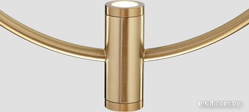 Подвесная люстра Евросвет 50257/3 LED черный/ латунь