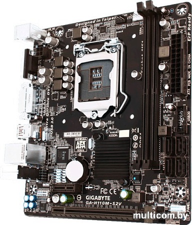 Материнская плата Gigabyte GA-H110M-S2V (rev 1.0)