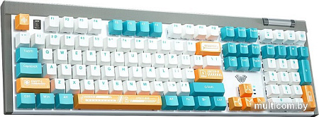 Клавиатура AULA F3050 (с темно-бирюзовыми кнопками, Blue Switch)