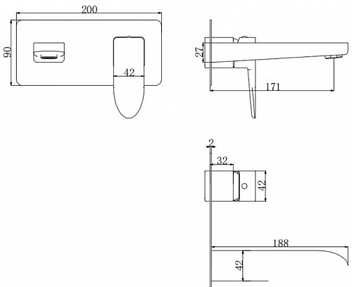 Смеситель Omnires Siena SN7315