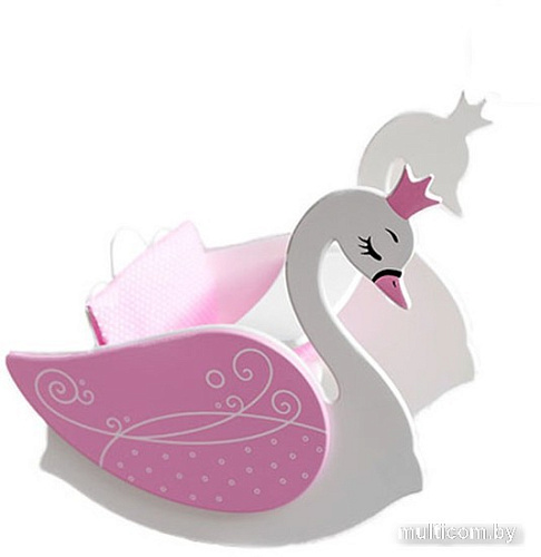 Стульчик для кукол Leader Toys Shining Crown для кормления Изящный лебедь 71220 (розовый)