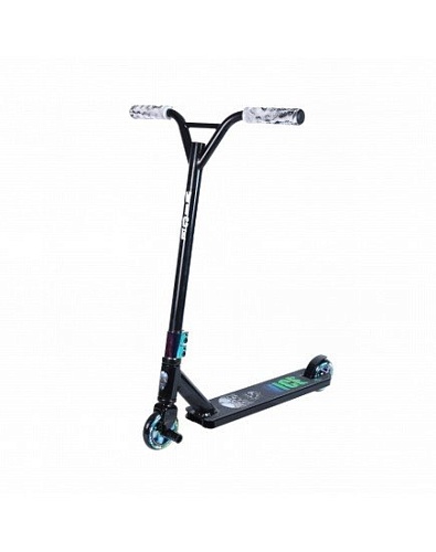 Трюковый самокат Ateox Vice 2023 (черный/неохром)