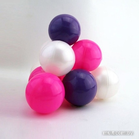 Каркасный бассейн Midzumi Baby Beach + 200 шариков (сиреневый)