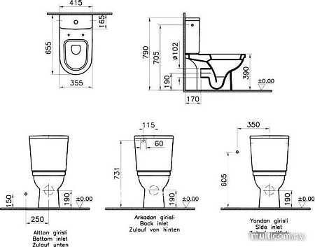 Унитаз Vitra Form 300 5226L003-0075