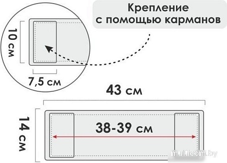 Моп (тряпка) Perfecto Linea 44-431020