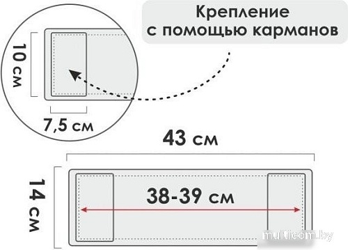 Моп (тряпка) Perfecto Linea 44-431020