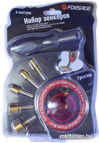 Набор зенкеров FORSAGE F-44729A (7шт)