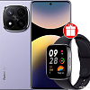 Телефон Xiaomi Redmi Note 14 Pro+ 5G 12GB/512GB международная версия (фиолетовый) + умные часы Xiaomi Redmi Watch 3 (черный) по акции