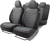 Комплект чехлов для сидений Autoprofi Linen LIN-1505 (черный/темно-серый)
