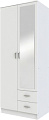 Шкаф распашной Anrex Romano 2D2SZ (белый)