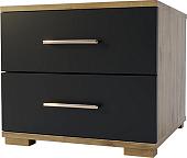 Тумба КМК Мебель 2Я Мишель 0961.16 (дуб наварра/антрацит)