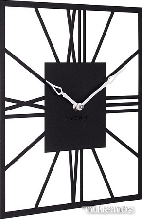 Настенные часы Рубин Рим 2 3532-004 (черный)