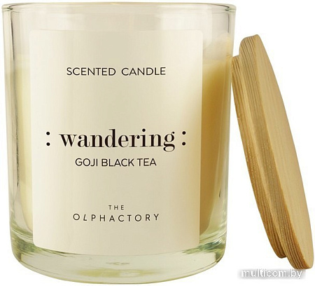 Ароматизированая свеча Ambientair The Olphactory Wandering Goji Black Tea VV401GJTO