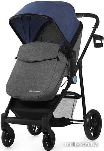Универсальная коляска KinderKraft Juli (3 в 1, джинс)