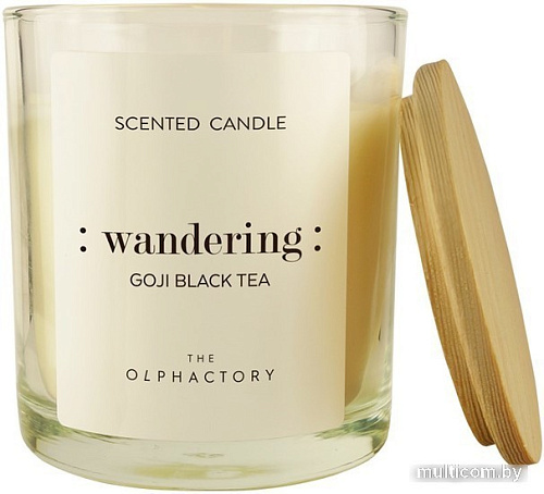 Ароматизированая свеча Ambientair The Olphactory Wandering Goji Black Tea VV401GJTO