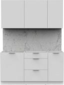 Готовая кухня Интермебель Микс Топ-2 1.6м без столешницы (белый премиум)