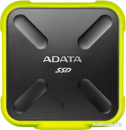 Внешний жесткий диск A-Data SD700 512GB (черный/желтый) [ASD700-512GU3-CYL]