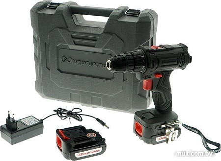 Дрель-шуруповерт Энергомаш ДШ-14К (с 2-мя АКБ, кейс)